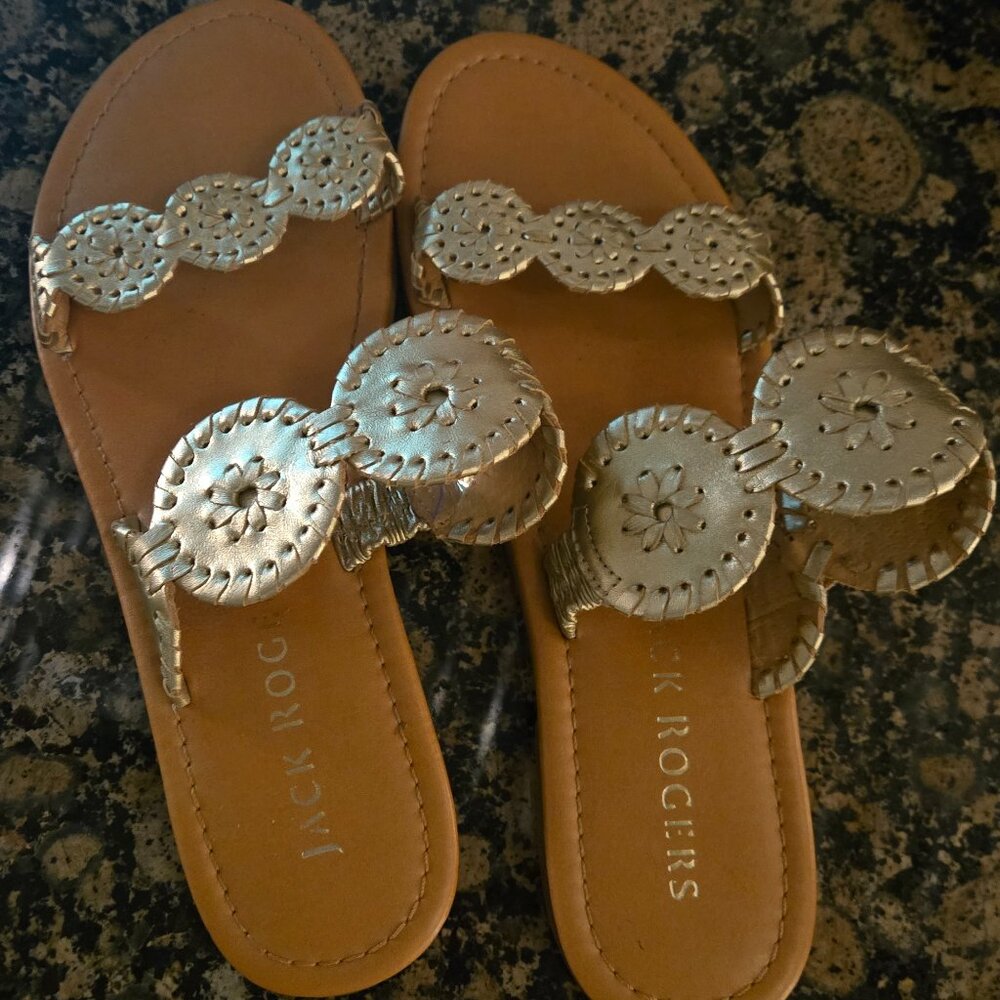 Jack Rogers Lauren Sandal - Gold